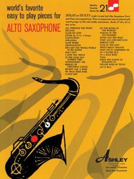 Paperback Easy to Play Pieces for Alto Saxophone 21 Worlds Favorite Book