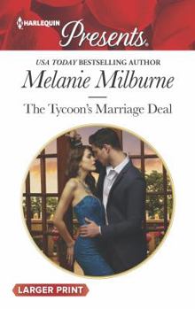 Mass Market Paperback The Tycoon's Marriage Deal [Large Print] Book