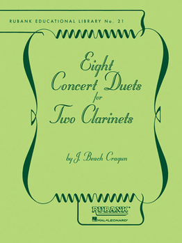 Paperback Eight Concert Duets for Two Clarinets Book