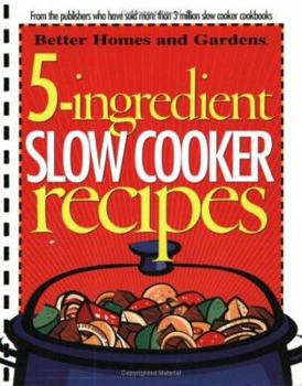 Paperback 5-Ingredient Slow Cooker Recipes Book