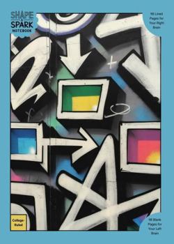 Shape & Spark Notebook: Alternating College-Ruled and Blank Pages for Focused Writing, Note-Taking, and Creative Expression