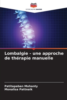 Paperback Lombalgie - une approche de thérapie manuelle [French] Book