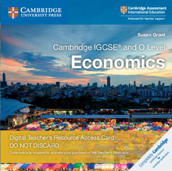 Misc. Supplies Cambridge Igcse(r) and O Level Economics Digital Teacher's Resource Access Card 2 Ed Book