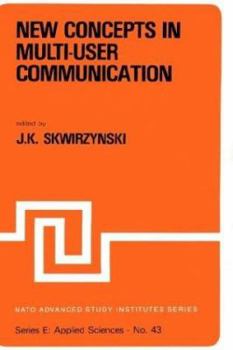 Hardcover New Concepts in Multi-User Communication Book