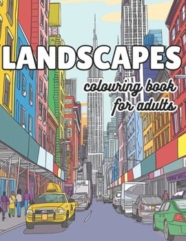 Paperback Landscapes: Coloring book for adult Book