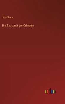 Hardcover Die Baukunst der Griechen [German] Book
