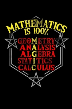 Notebook: Math Magic Teacher School Statistic Joke Gift 120 Pages, 6X9 Inches, Blank