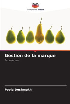 Paperback Gestion de la marque [French] Book