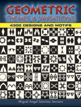 Paperback Geometric Themes and Variations: 4,300 Designs and Motifs Book