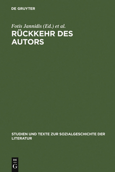 Hardcover Rückkehr des Autors [German] Book