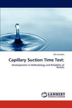 Paperback Capillary Suction Time Test Book