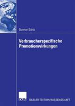 Paperback Verbraucherspezifische Promotionwirkungen [German] Book