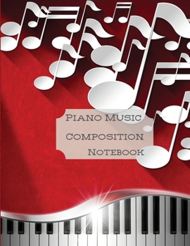 Paperback Piano Music Composition Notebook Book