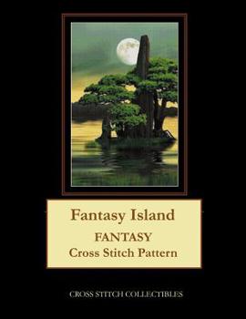 Paperback Fantasy Island: Fantasy Cross Stitch Pattern Book