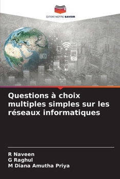 Paperback Questions à choix multiples simples sur les réseaux informatiques [French] Book