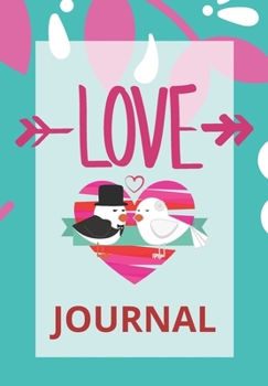 Paperback Love Journal: DOT MATRIX JOURNAL/ Notebook. Original appreciation gift for married couples to write in. Unique present for groom and Book