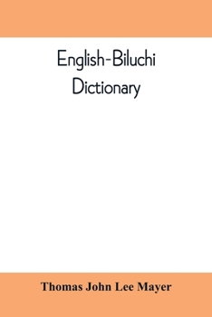 Paperback English-Biluchi dictionary Book