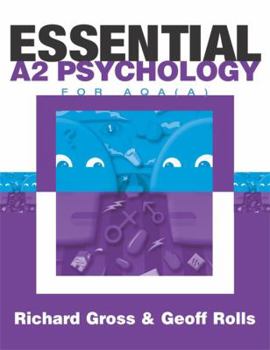 Paperback Essential A2 Psychology for Aqa (A). Richard Gross & Geoff Rolls Book