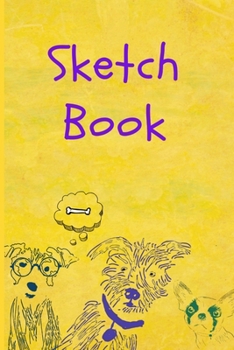 Paperback Sketch Book: Draw, Doodle, Paint, Create! Book