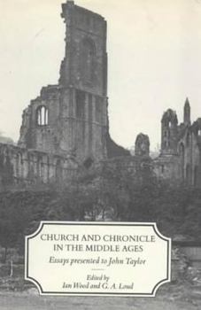 Hardcover Church and Chronicle in the Middle Ages Book