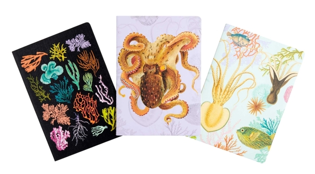 Art of Nature: Under the Sea Sewn Notebook Collection (Set of 3)