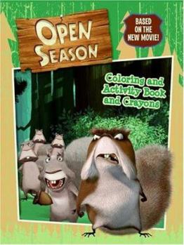 Paperback Open Season: Coloring and Activity Book and Crayons Book