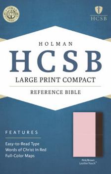 Imitation Leather Large Print Compact Reference Bible-HCSB [Large Print] Book