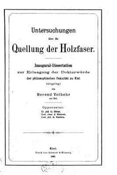 Paperback Untersuchungen über die Quellung der Holzfaser, Inaugural-dissertation [German] Book