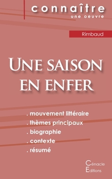 Paperback Fiche de lecture Une saison en enfer de Rimbaud (Analyse littéraire de référence et résumé complet) [French] Book