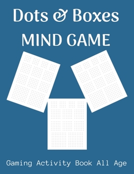 Paperback Dots & Boxes Mind Game: Advanced version of the regular game - Fun activity during Traveling, Camping and Family Activity Book