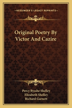 Paperback Original Poetry by Victor and Cazire Book