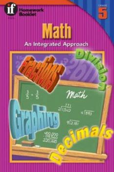 Paperback Math: An Integrated Approach Homework Booklet, Grade 5 (Homework Booklets) Book