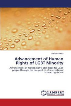 Paperback Advancement of Human Rights of Lgbt Minority Book