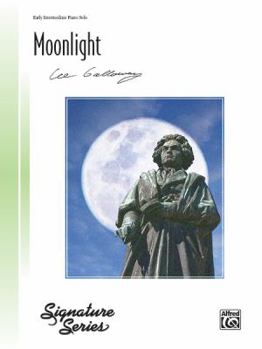 Paperback Moonlight: Easy Intermediate Piano Solo Book