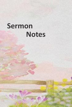 Paperback Sermon Notes: Weekly Reflections: Pastel Designs Notebook Book