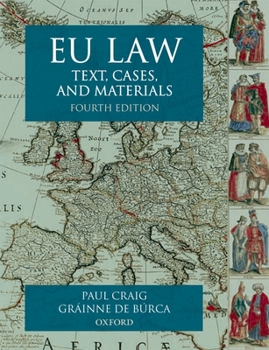 Paperback EU Law: Text, Cases and Materials Book