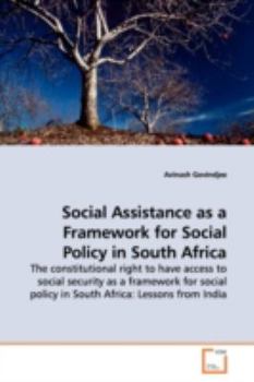 Paperback Social Assistance as a Framework for Social Policy in South Africa Book