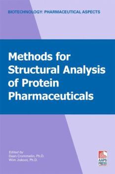 Hardcover Methods for Structural Analysis of Protein Pharmaceuticals Book