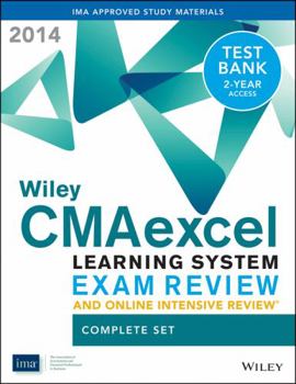 Paperback Wiley Cma Learning System Exam Review and Online Intensive Review 2014 + Test Bank: Complete Set Book