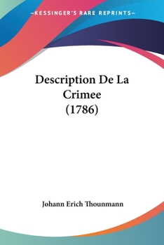 Paperback Description De La Crimee (1786) [French] Book