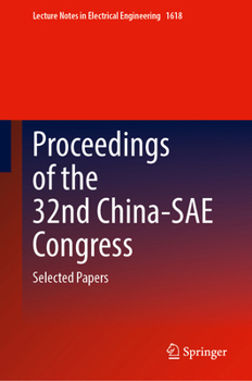 Hardcover Proceedings of the 32nd China-Sae Congress: Selected Papers Book