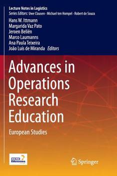 Paperback Advances in Operations Research Education: European Studies Book