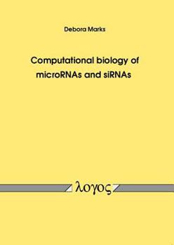 Paperback Computational Biology of Micrornas and Sirnas Book