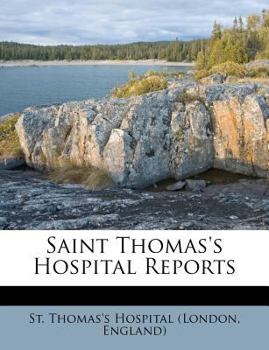 Paperback Saint Thomas's Hospital Reports Book