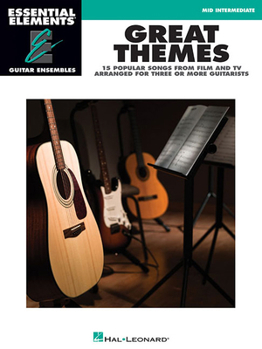 Paperback Great Themes: Essential Elements Guitar Ensembles Book