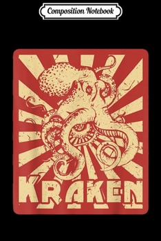 Composition Notebook: Retro Vintage Octopus Kraken  Journal/Notebook Blank Lined Ruled 6x9 100 Pages