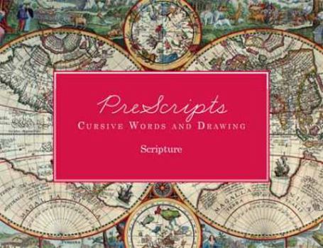 Unknown Binding PreScripts Cursive Words and Drawing: Scripture Book