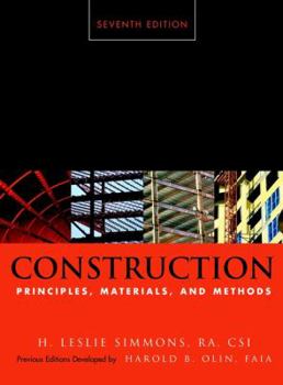 Hardcover Construction: Principles, Materials, and Methods Book