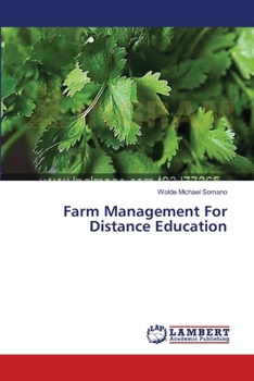 Paperback Farm Management For Distance Education Book