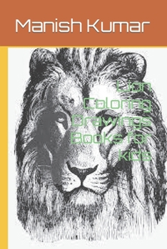 Paperback Lion Coloring Drawings Books for kids Book